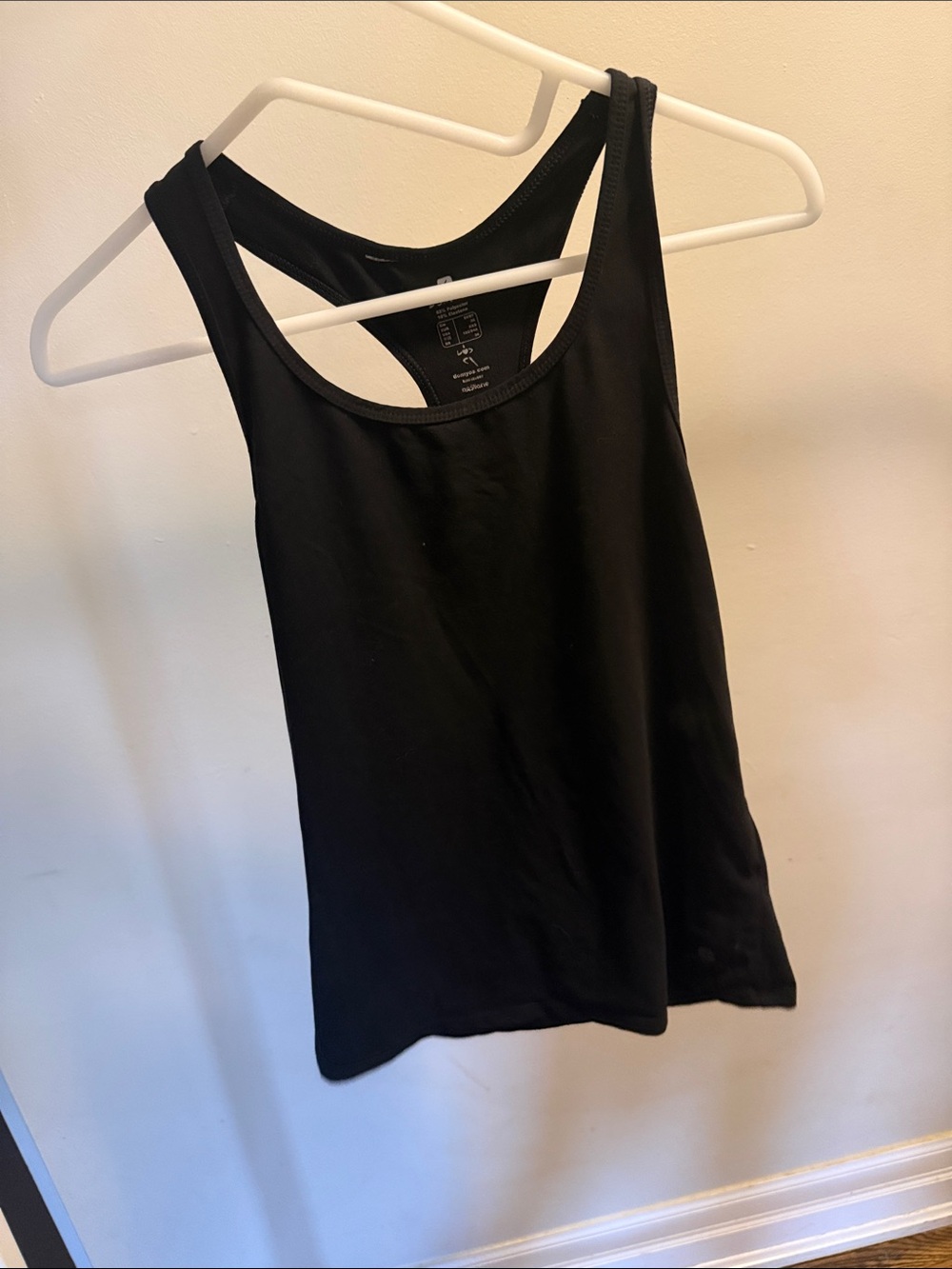 Black Racerback Tank Top - Performance Layering - Picture 5 of 7